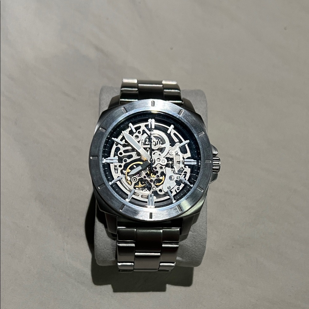 Fossil Silver Skeleton Watch